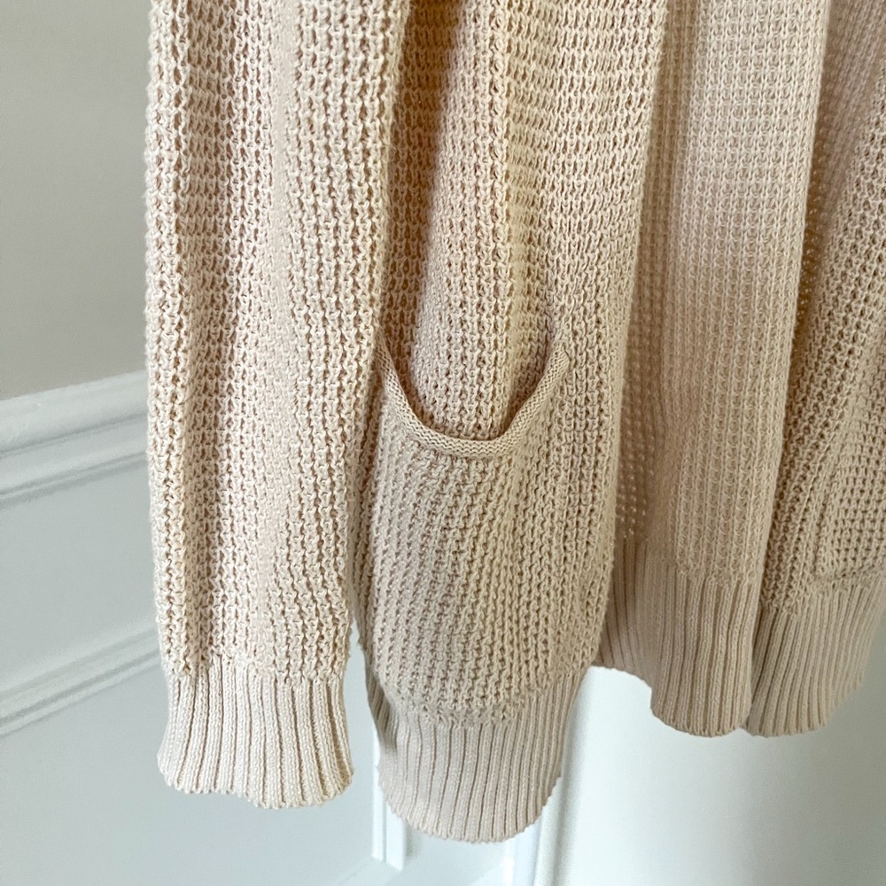 Universal Thread Waffle Knit Duster Cardigan Swea… - image 5